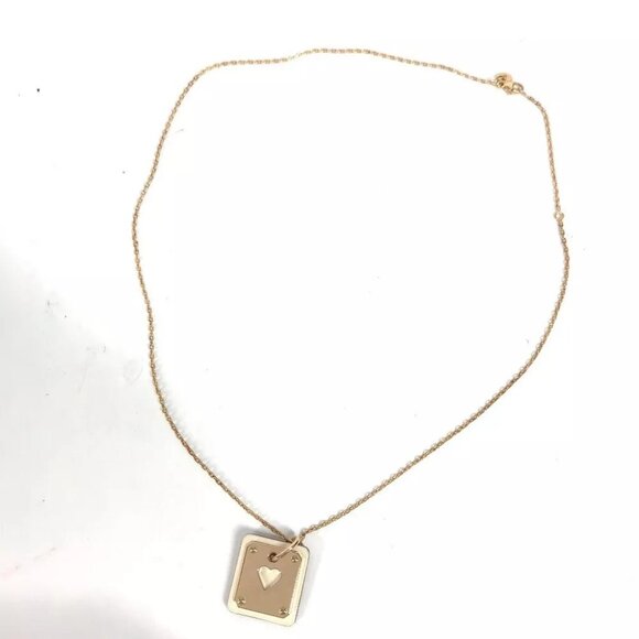HERMES Accessories Asdu Cool PM Heart Pendant Necklace Unused - Picture 8 of 9